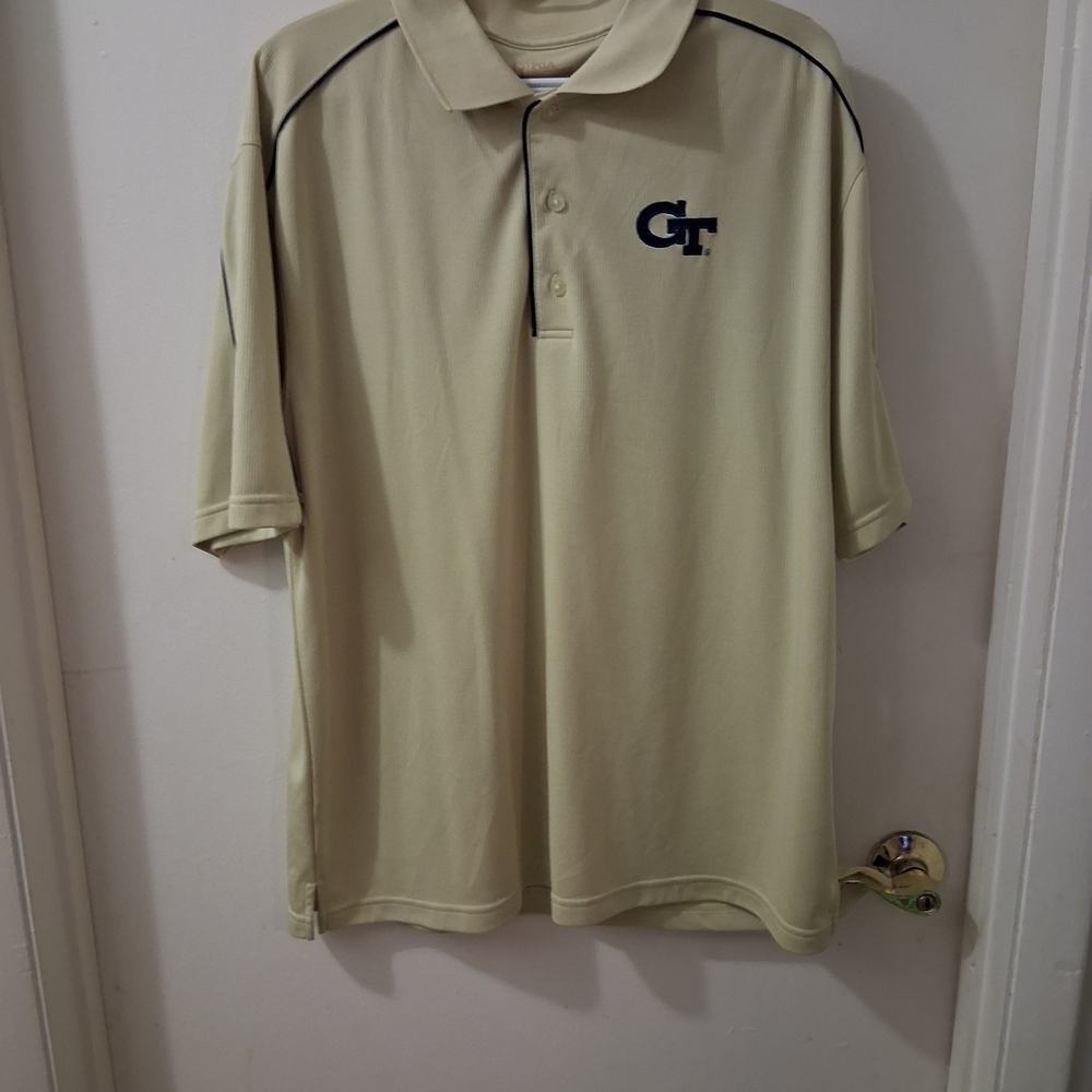 Georgia Tech Yellowjackets PGA Tour Mens Polo Golf Shirt Size XL - Picture 2 of 6